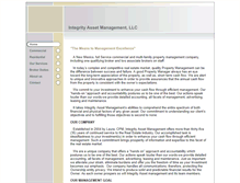 Tablet Screenshot of integrityassetmgmt.com